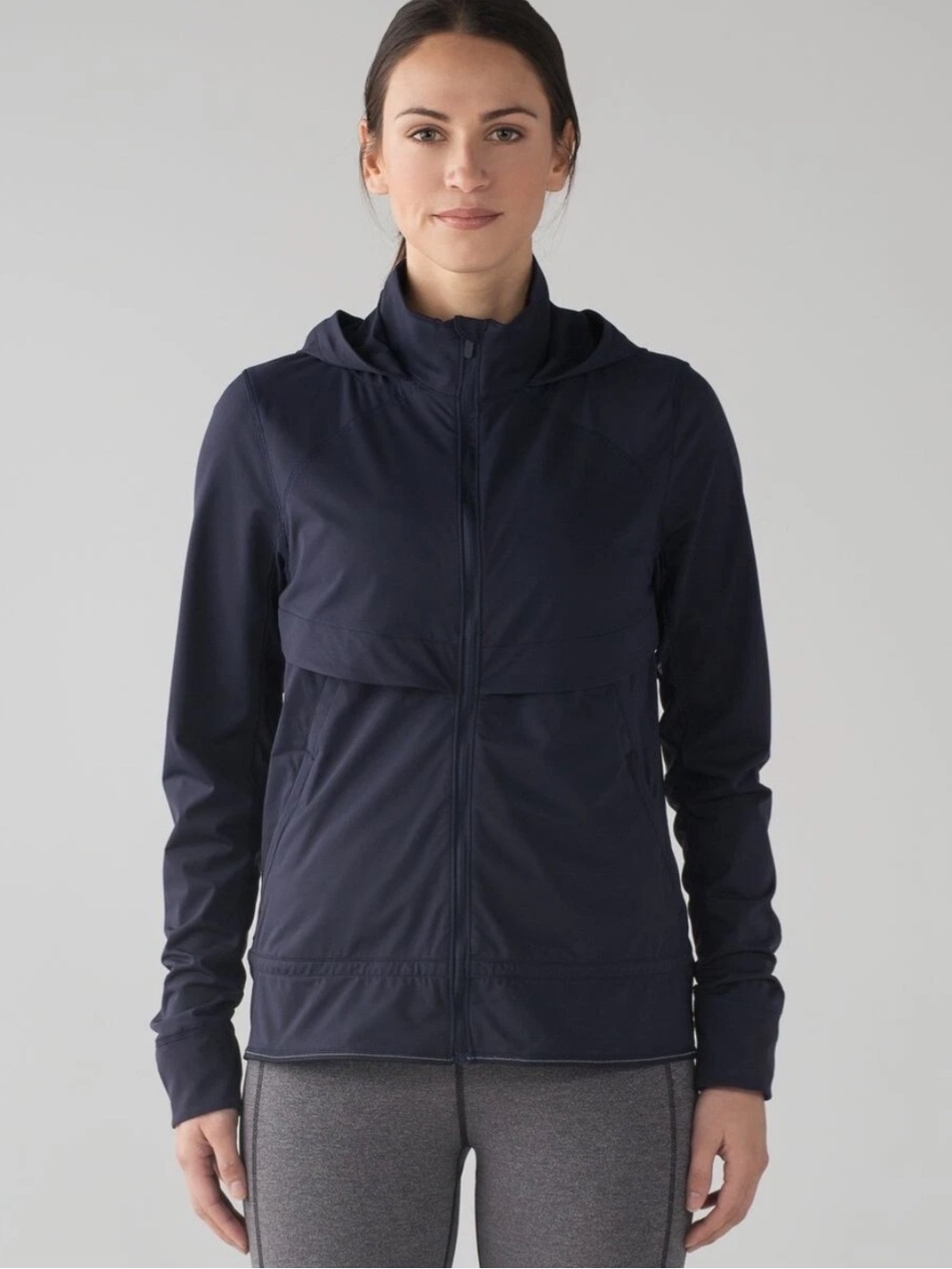 Lululemon Kicking Asphalt Jacket Midnight Navy Blue Running Casual Women’s 6 - Picture 2 of 16